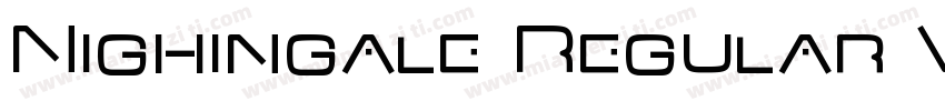 Nighingale Regular V字体转换
